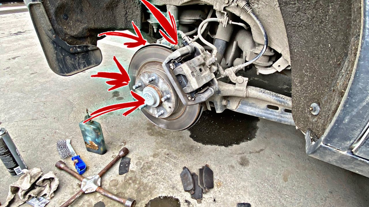 🔥 Подробная замена задних колодок с ЭЛЕКТРОННЫМ ручником на FAW X80 ...