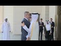 رئيس مجلس الوزراء وزير الخارجية يستقبل وزير الخارجية التركي