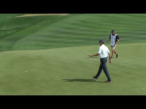 Dustin Johnson sinks 17-foot par putt on 72nd hole to force playoff with ...