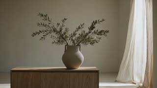 Olive Branches Neural Interior|  Frame TV Art | 2 Hour Samsung Screensaver| 4K TV Art screenshot 5