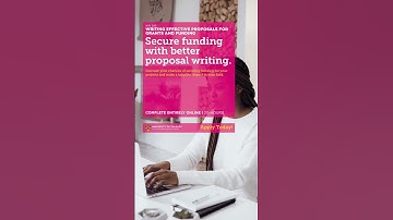 Master Proposal Writing: Maximize your impact and secure grants and funding more effectively.