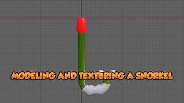 Modeling and texturing a snorkel - Blender 2.8 Tutorial