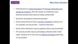 BMAN71992 Diary Studies I (Part1)
