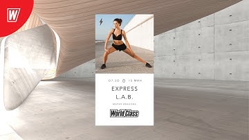 EXPRESS L.A.B. с Марией Ивановой | 9 ноября 2020 | Онлайн-тренировки World Class