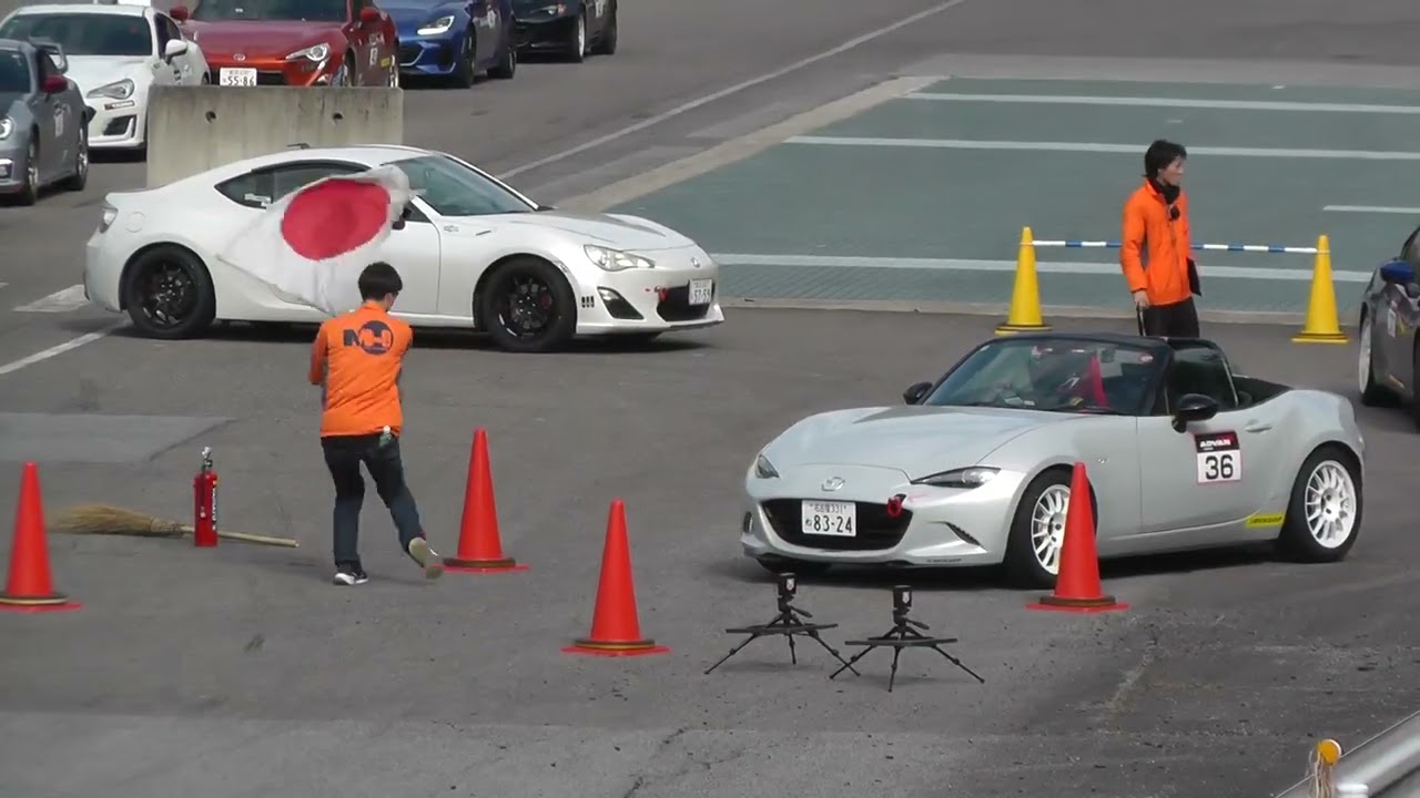 2026年2月15日 PN2クラス No 36 ＪＭＲＣ中部ジムカーナ 東海シリーズ 第1戦 in 岡崎キョウセイドライバーランド NDロードスター