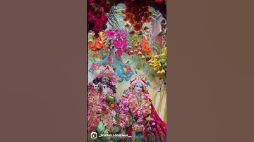 🥰 Sri Sri Radha Shyamsundar Amma  (iskcon vrindavan) #iskcon #iskconvrindavan #vrindavan #india ￼￼