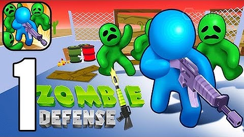 Zombie Defense - Gameplay Walkthrough Part 1 Zombie Horde Defense Army Commander (Android,iOS)