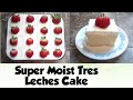 Super moist Tres Leches Cake video tutorial start to finished