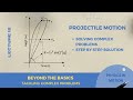 Kinematics L-12: Complex Projectile Motion Problems SOLVED! (Trajectory & Max Range)