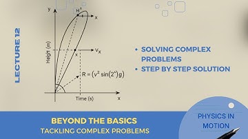 Kinematics L-12: Complex Projectile Motion Problems SOLVED! (Trajectory & Max Range)