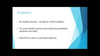Full Invigilator training Update