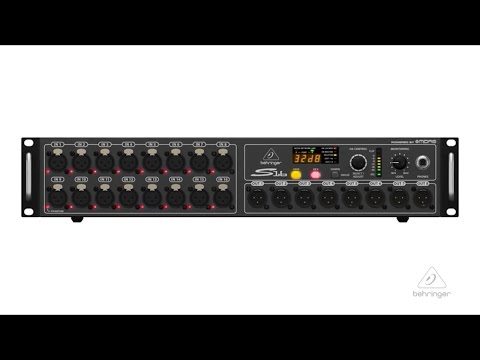 Цифровий стейджбокс Behringer S16, видео 1