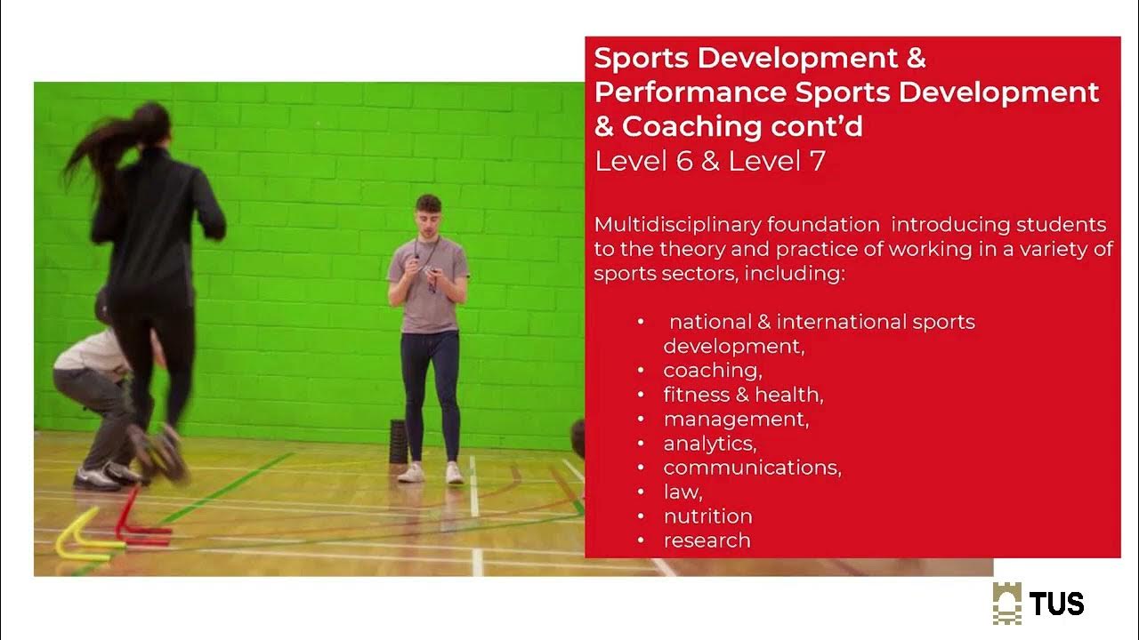 Sports Development and Performance Course Information YouTube