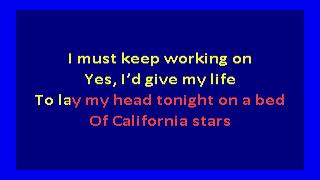 Billy Bragg and Wilco – California Stars (karaoke)