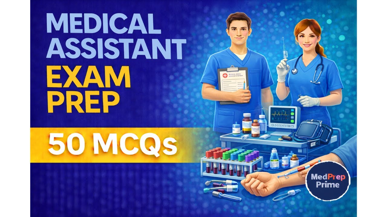 Medical Assistant Exam Prep | 50 CCMA / RMA Practice Questions