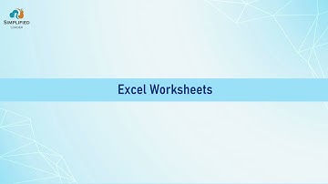 Excel Worksheets - Simplified Loader Video Tutorials