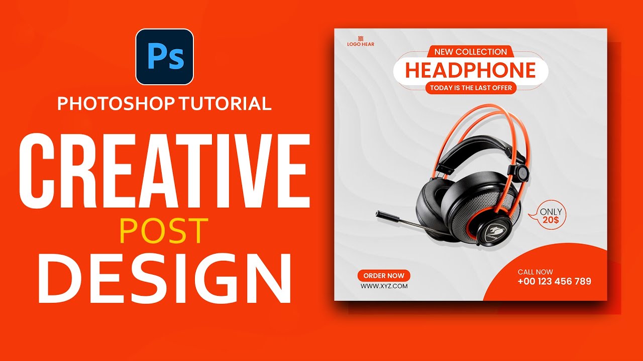 Social Media Post Design in Photoshop | Post Design in Photoshop ...