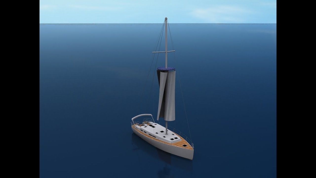 wind turbine on yacht