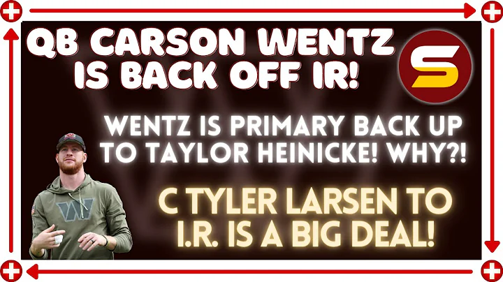 QB Carson Wentz ACTIVATED to 53 Man Roster & Named...