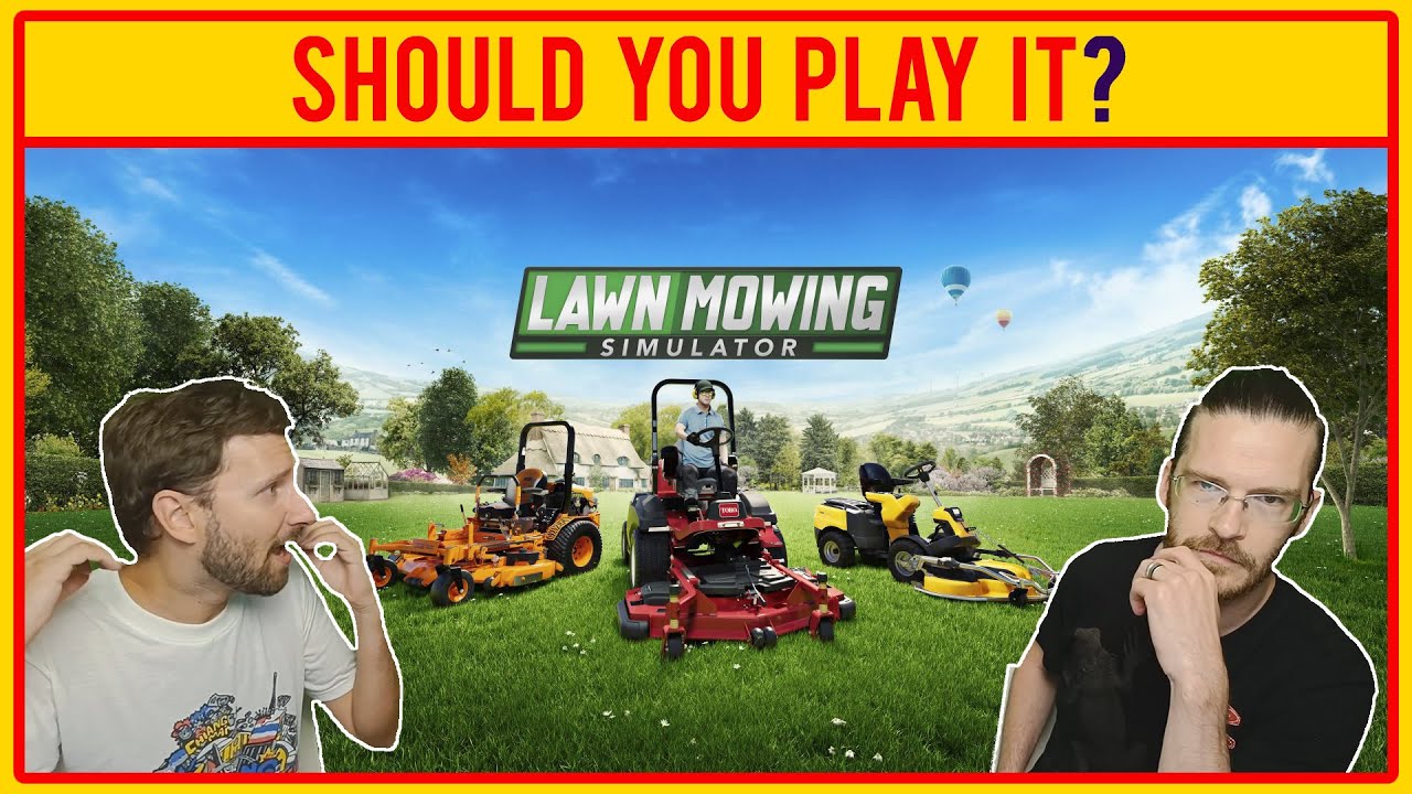  Lawn Mowing Simulator [Landmark Edition] : Video Games