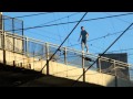 Me walking on the railing / хожу по перилам