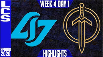 CLG vs GGS Highlights | LCS Spring 2020 W4D1 | Counter Logic Gaming vs Golden Guardians