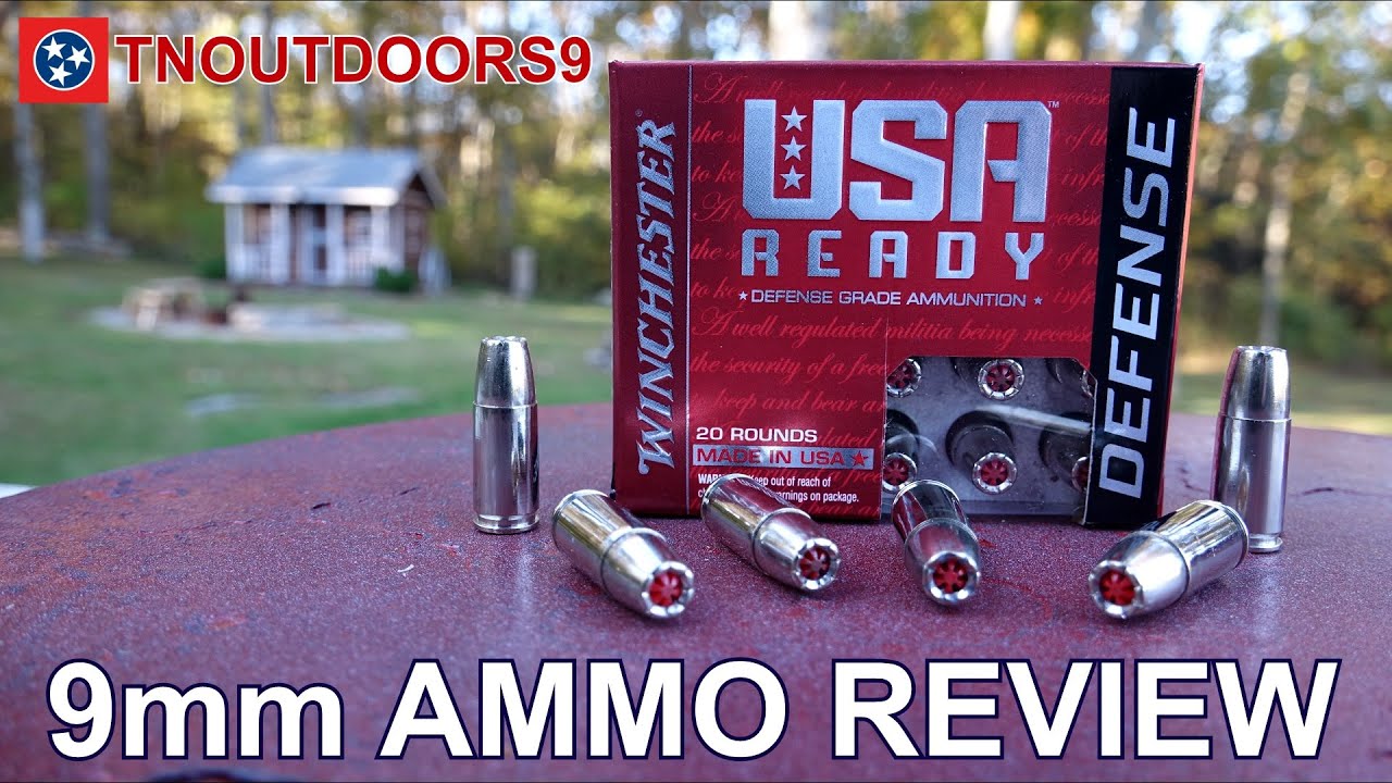 AMMO REVIEW Winchester USA Ready 9mm +P in Calibrated Gel (2021) YouTube