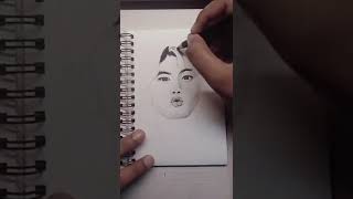 BTS jin sketch #bts #fanart #kpop #btsshorts #shorts #short #trending #jimin #jiminbts #btsarmy