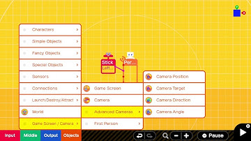 How to Create a Revolving Camera in Game Builder Garage for Nintendo Switch