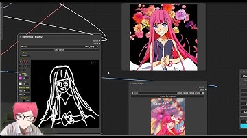12 How to use IPAdapter in ComfyUI and generate Image based on your scrible and reference style