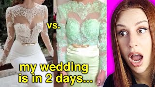 What I Wanted Vs What I Got WEDDING EDITION - REACTION