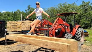 BUSY day at the SAWMILL!!! (Farm/Bus Update at the End!!!)