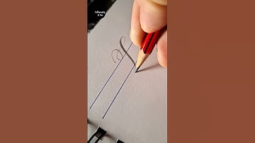 How to write letter F #calligraphy #art #shorts