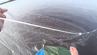 рыбалка сплавными сетями ловим ряпушку зельдей 