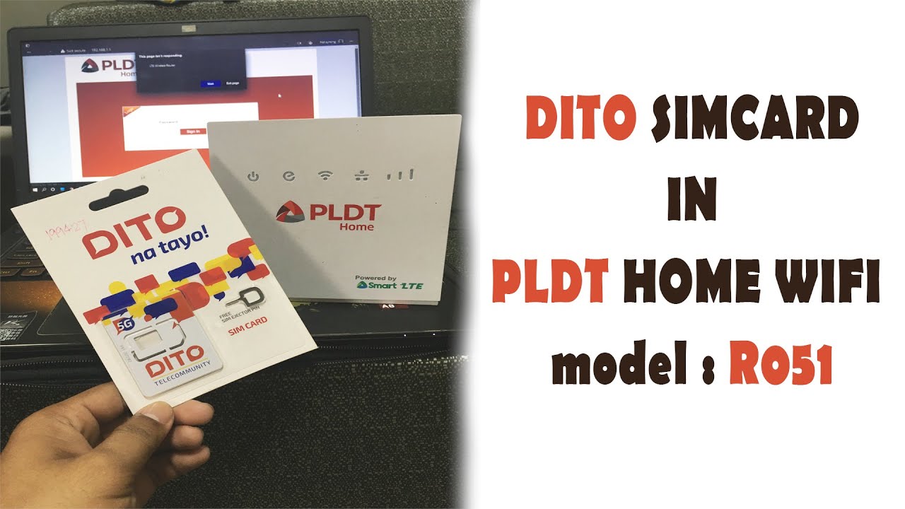 DITO SIMCARD IN PLDT HOME WIFI R051 - YouTube