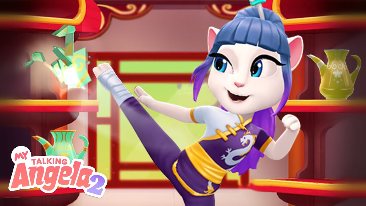 ⁣🥋🥳 Let’s Learn Martial Arts! NEW My Talking Angela 2 Official Trailer