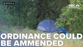 Missoula officials look at amending urban camping ordinance after backlash