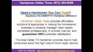 Handyman Dallas Texas