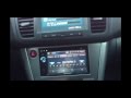 Subaru Legacy BP feat. Blaupunkt New York 800 Doppel DIN Umbau  after market radio install.