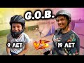 ГЕЙМ ОФ БАЙК на BMX - мелкий против девчонки / из архива