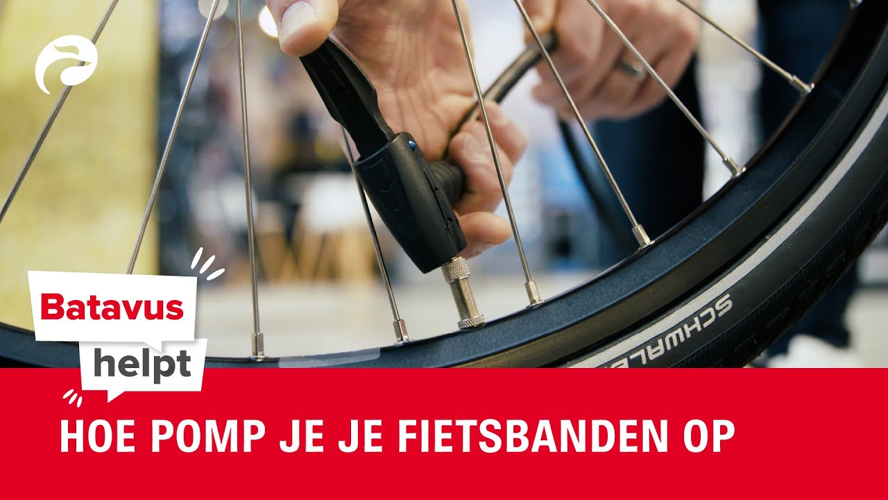 De juiste manier om je fietsbanden op te pompen