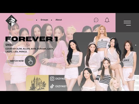 SNSD FOREVER 1 COVER BY AJIW ALLEN AVIN DONGMI LASIY LAZZU LIXX PRINCE 