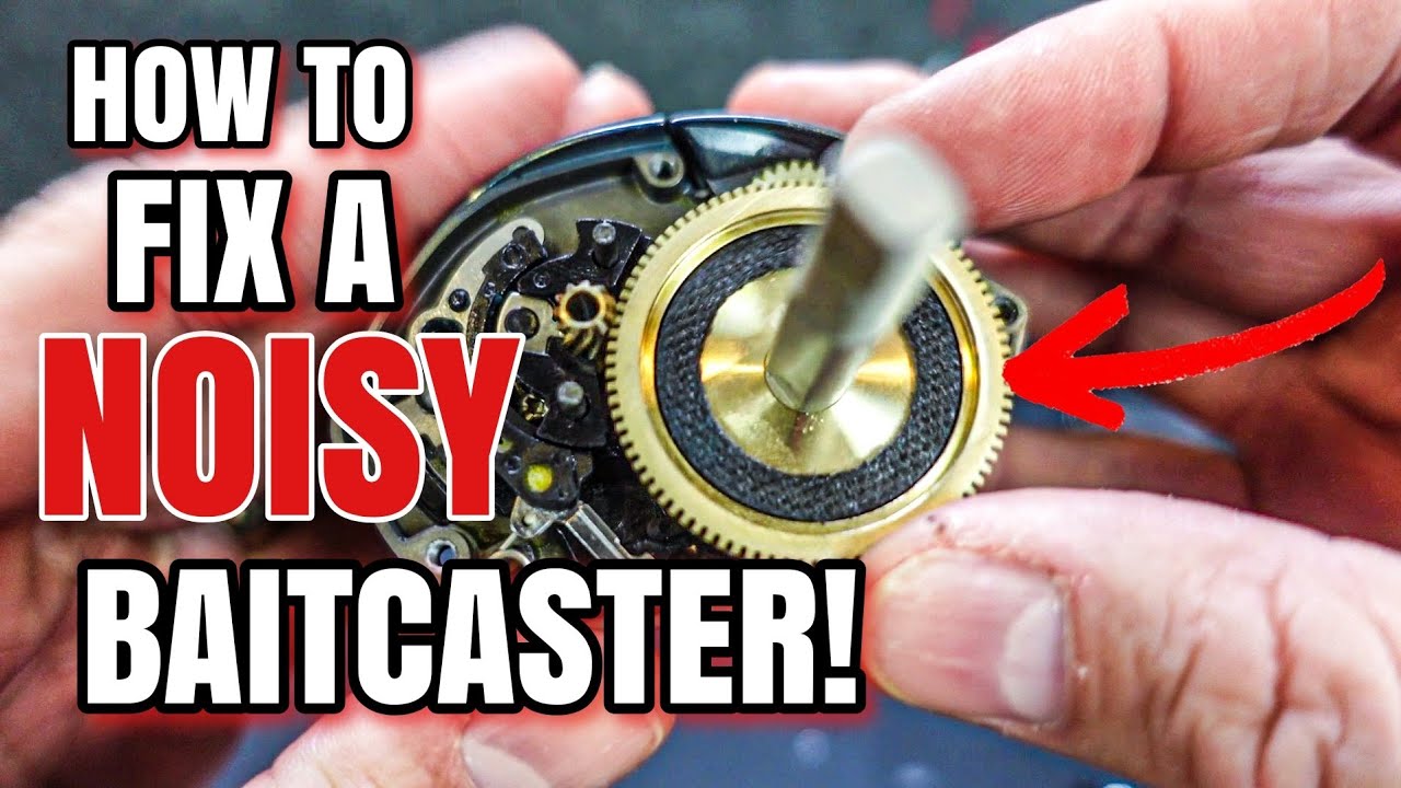 Fix a GRINDY Sounding Baitcaster (Easy for ANYONE!)