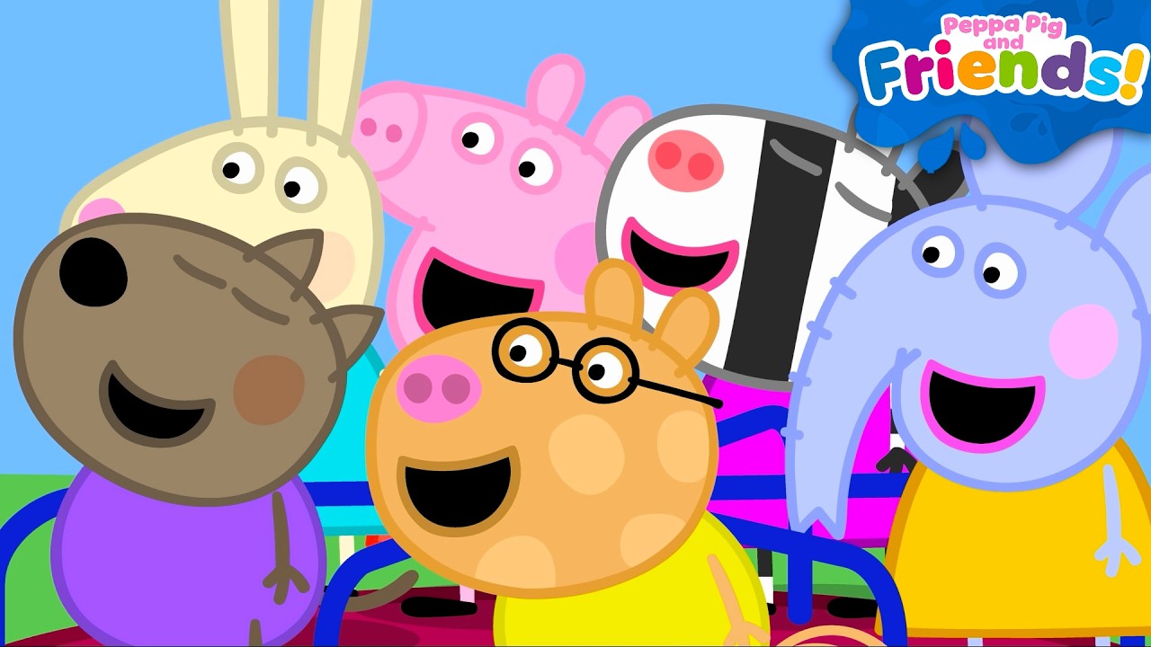 Peppa Pig & Friends PLAY on the Playground! 🛝 | Full Episodes | 1 Hour