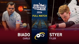 Carlo Biado  vs  Tyler Styer ▸ 2024 Las Vegas Open by Rums of Puerto Rico