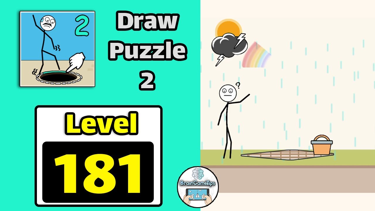 Draw Puzzle 2: One line one pa - Level 181 Answer