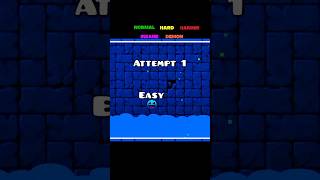 Wave CHALLENGE GEOMETRY DASH #geometrydash #wavechallenge #challenge #noob #hard