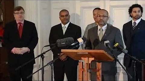 Opposition Leader Marc Bean Sworn In