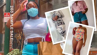 NYC 260 SAMPLE SALE HAUL | Danielle Guizio & Frankies Bikinis | Clothing Haul | Jamaicain_Belle