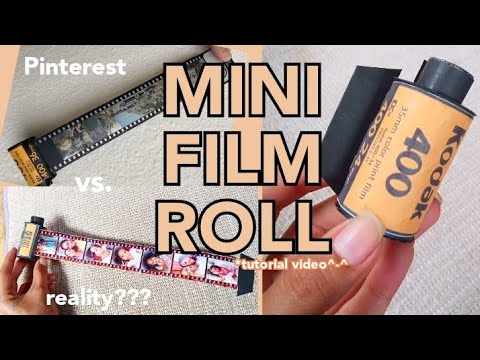 DIY Mini Kodak Film Roll (Ideal Keychain Size) - Tutorial Video || Venus Dionela